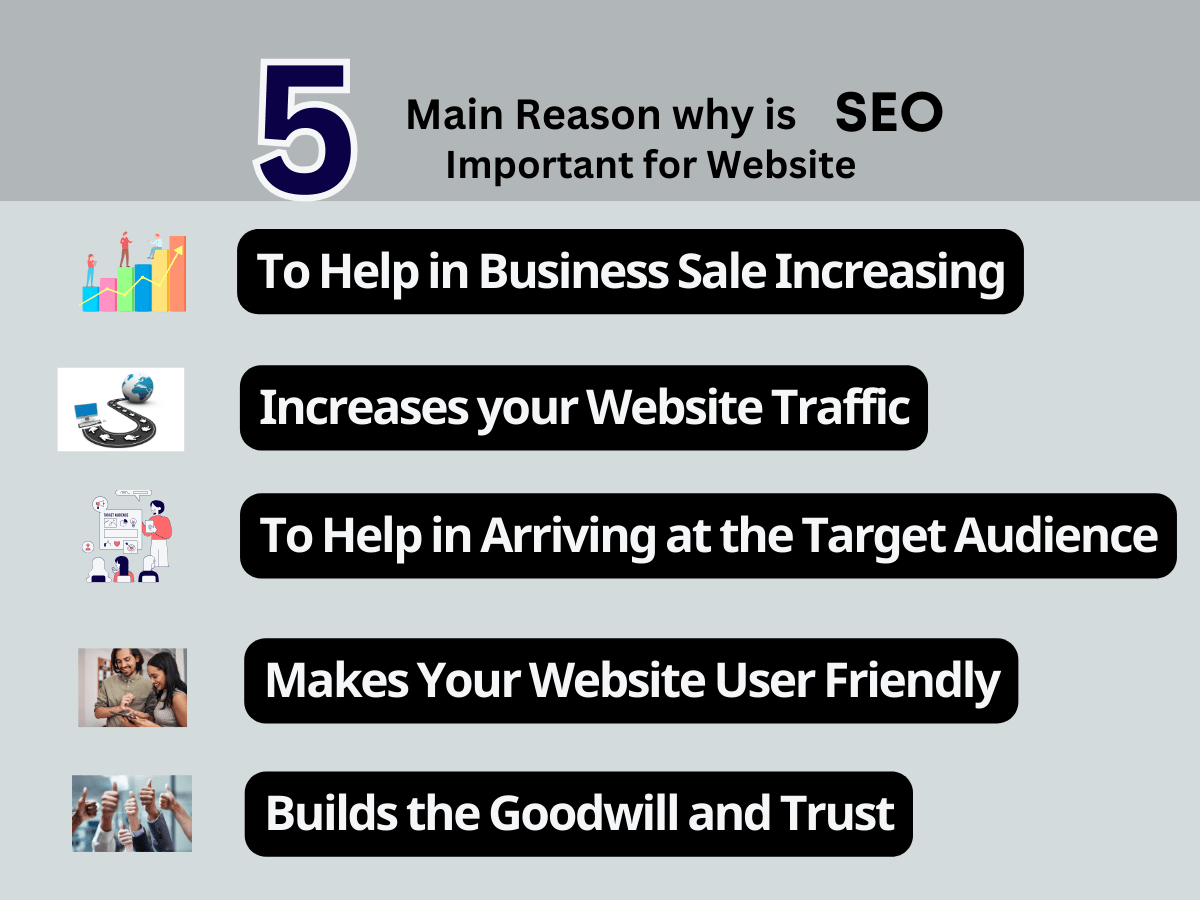 5 main reasons why is SEO important